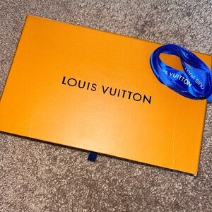 Louis Vuitton box and ribbon gift set
